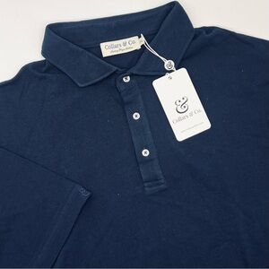 NEW COLLARS & CO. Luxury Pique Cotton short sleeve Polo XXXL